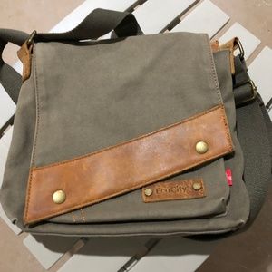 Canvas crossbody bag
